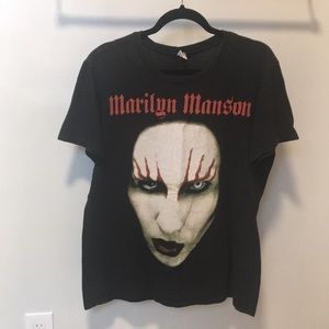 Marilyn Manson Flamebrows T-shirt (Hot Topic)